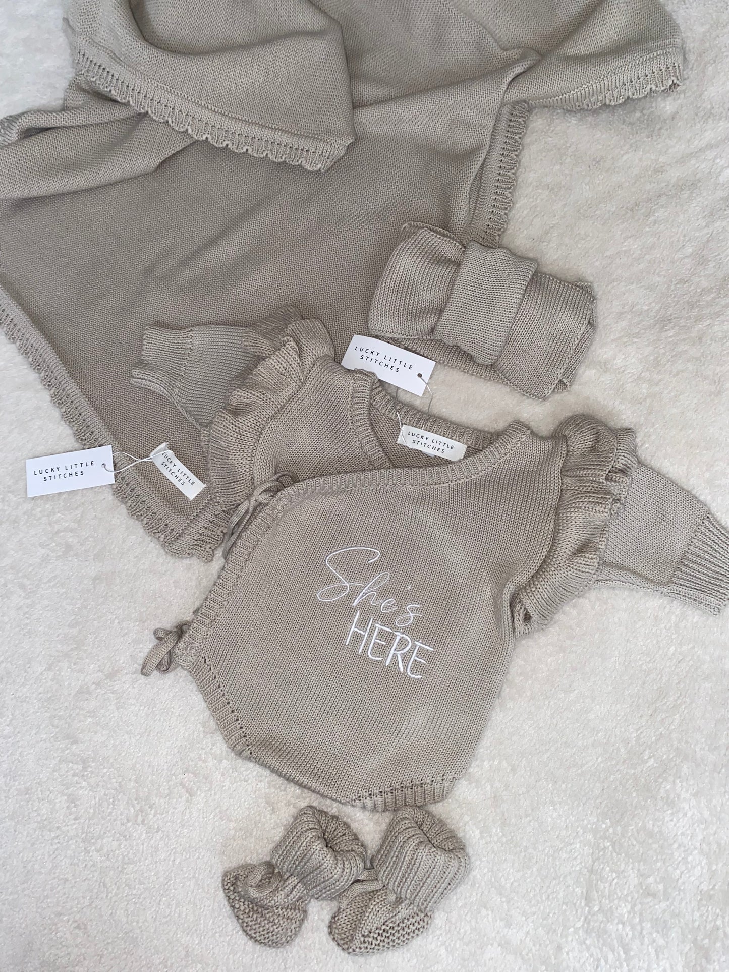 Stone Frill Shoulder Romper Full Bundle