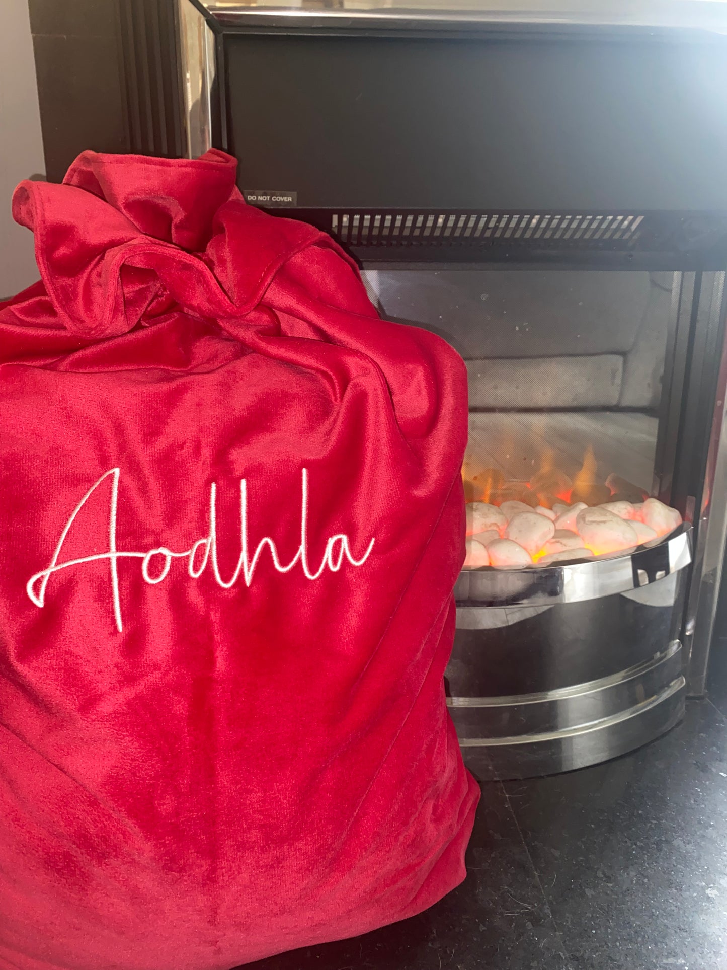 Red Double Velvet Santa Sacks - Personalised *Pre Order