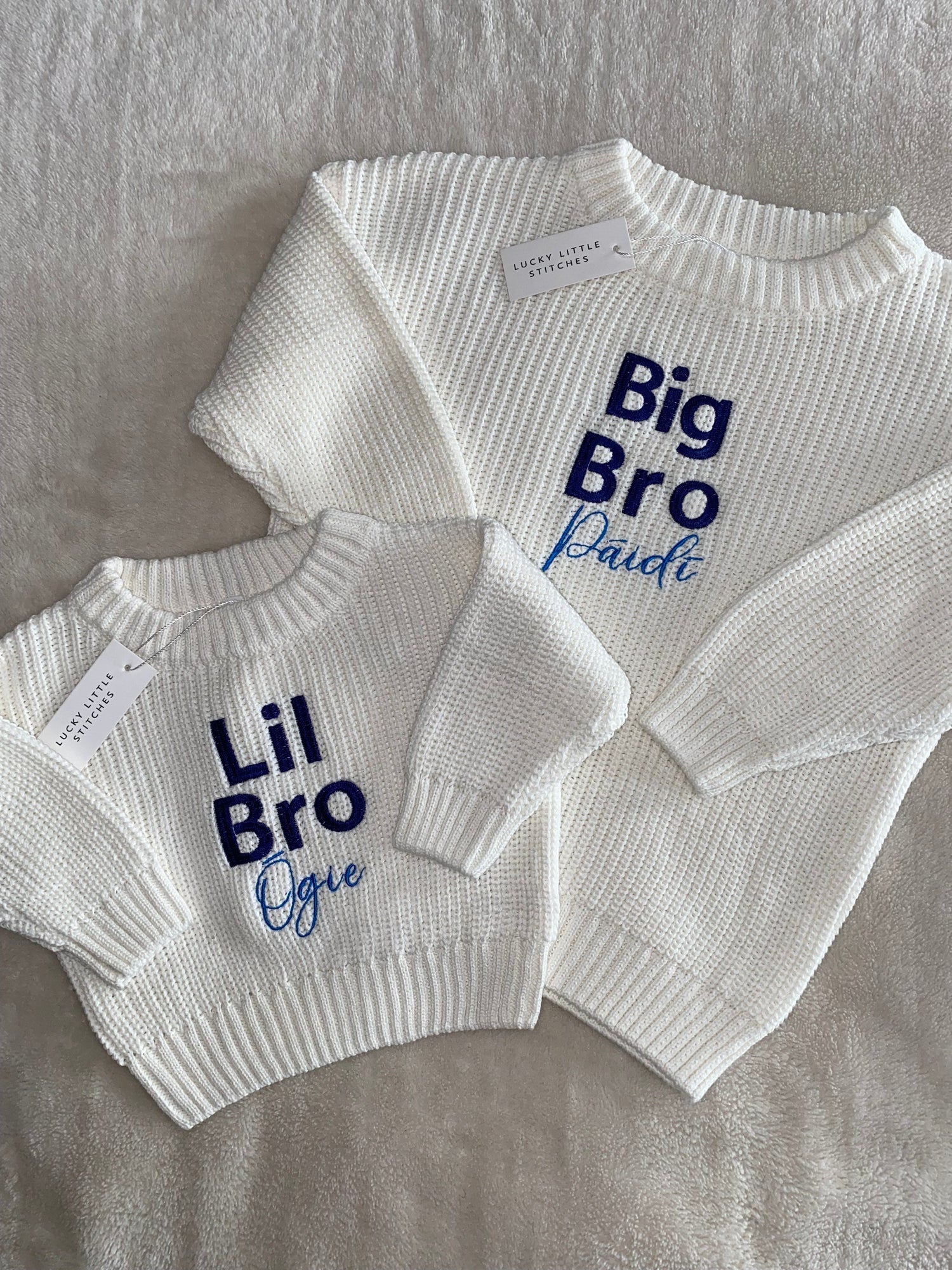 Cotton Sibling Jumpers