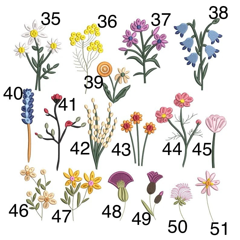 Floral Blanket with name