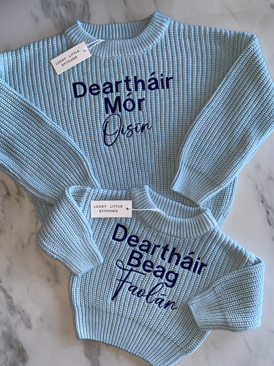 Irish Sibling Jumpers