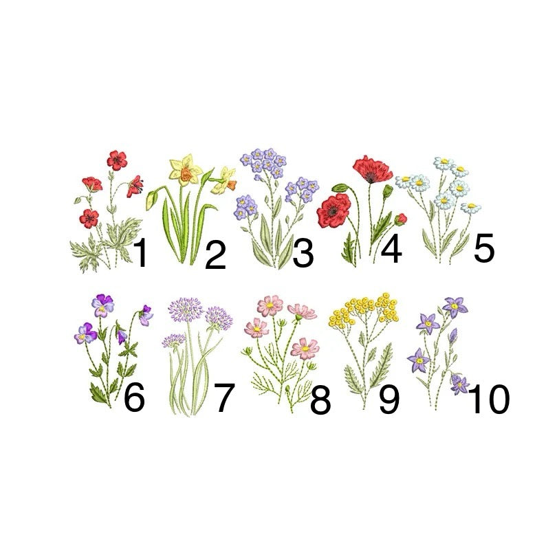 Floral Blanket with name