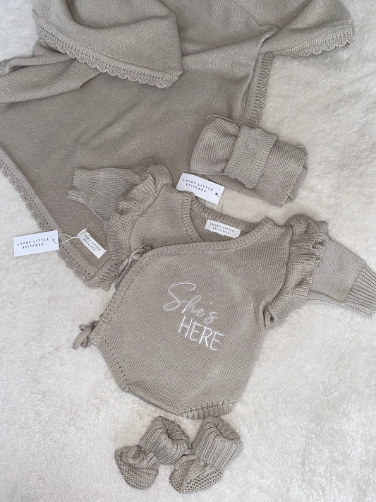 Stone Frill Shoulder Romper Full Bundle