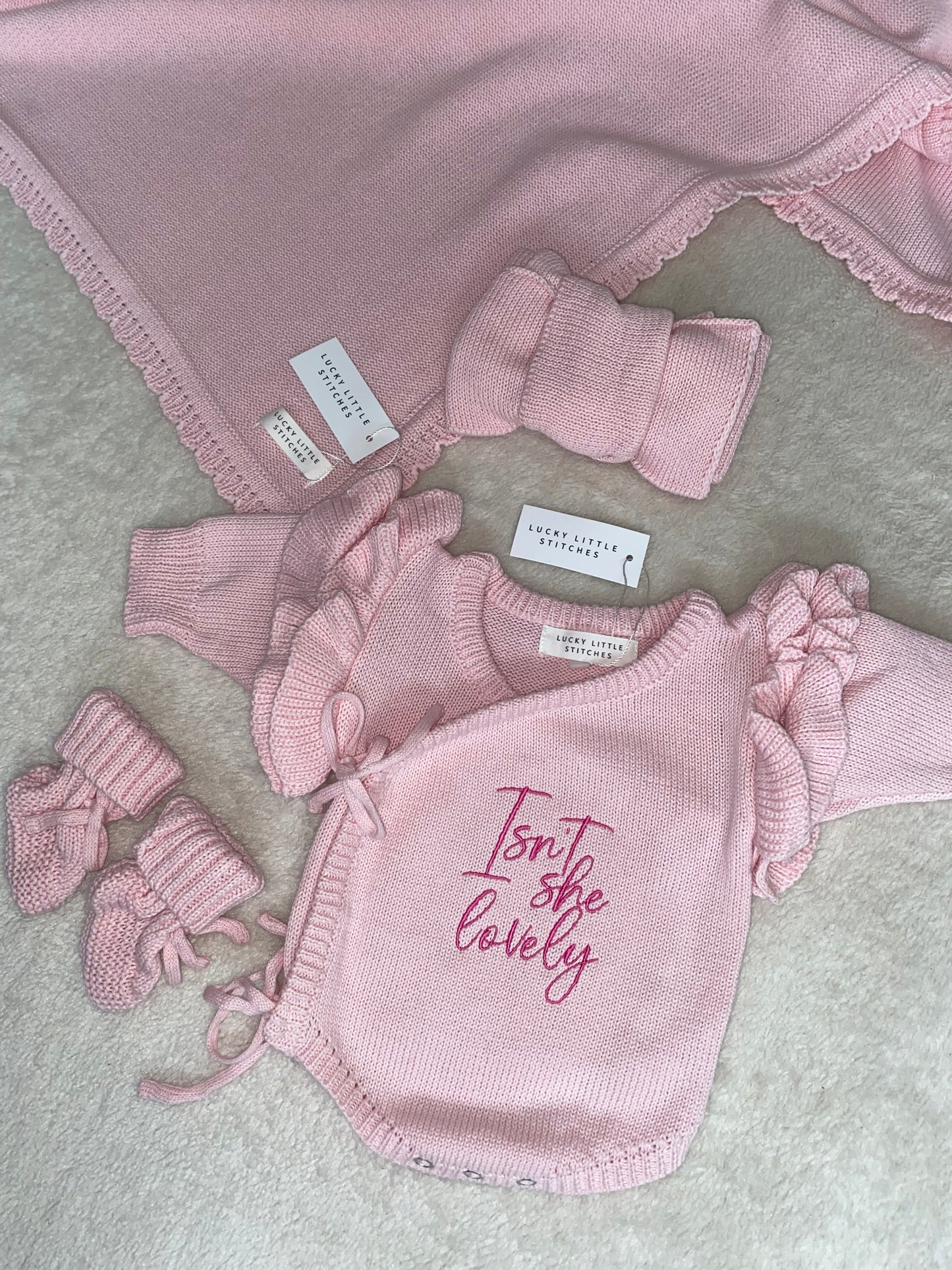 Pink Frill Shoulder Romper Full Bundle