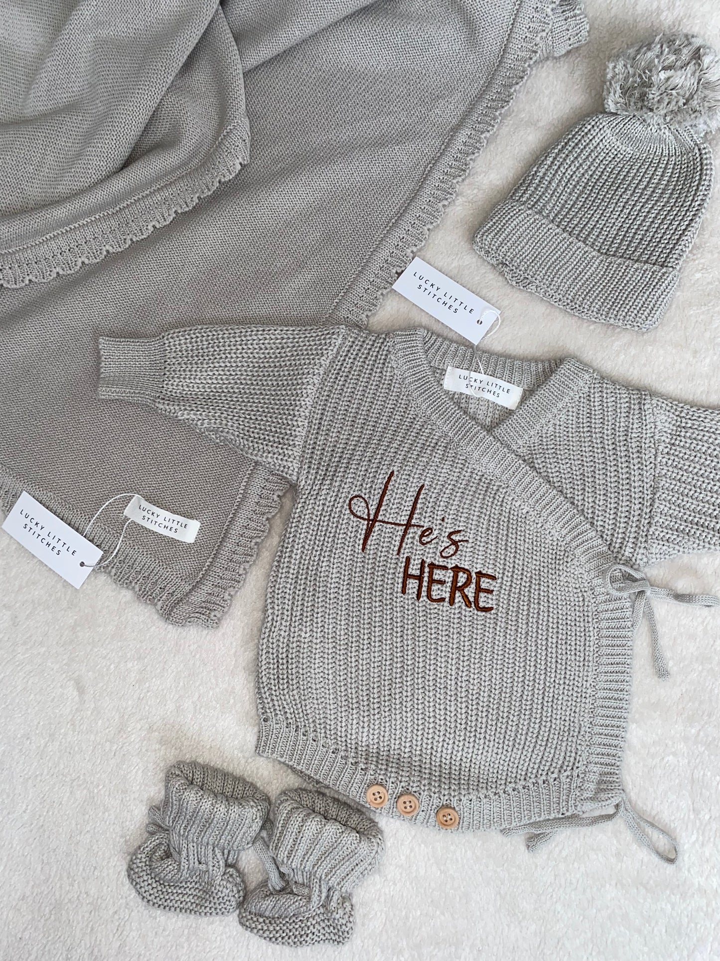 Pebble Side Tie Romper Full Set