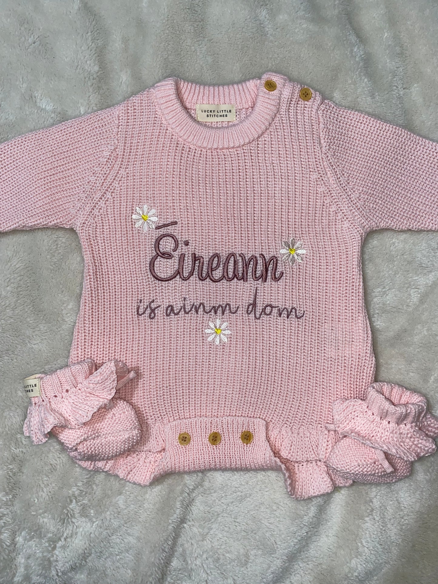 Frilly Romper & Booties