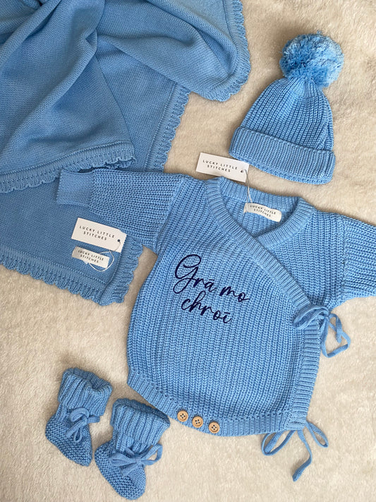 Blue Side Tie Romper Full Bundle