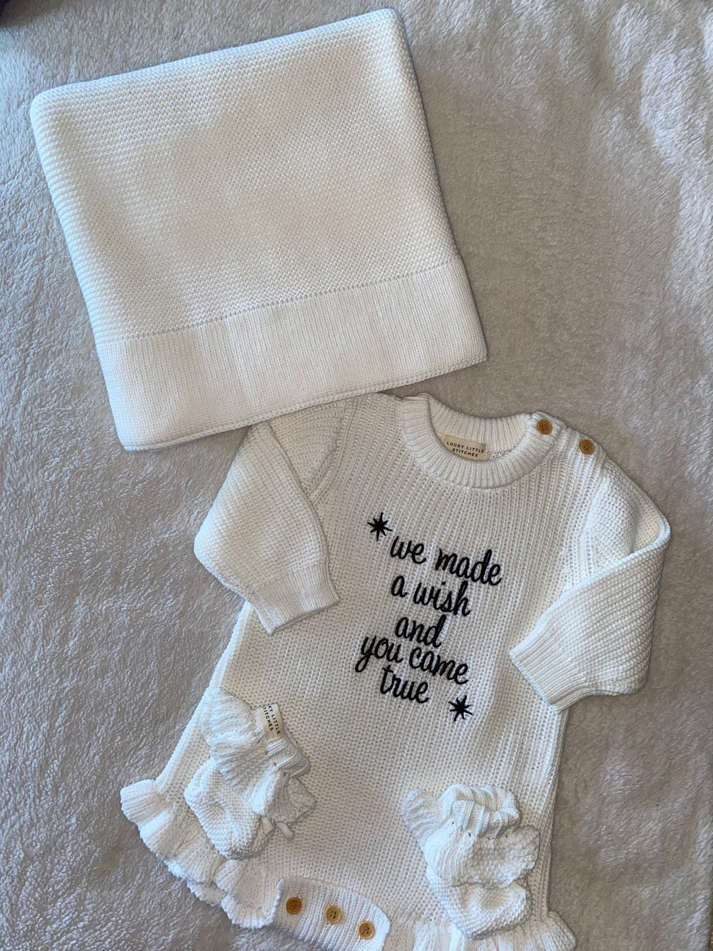 Frilly Romper & Booties